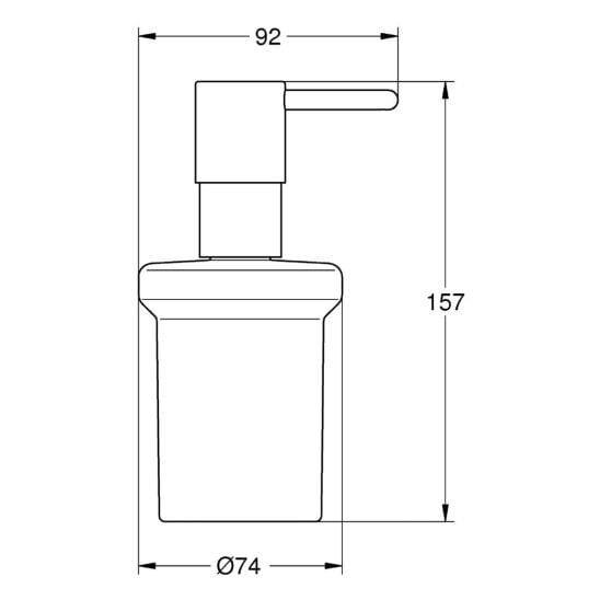 Súprava toaletná kefa Grohe Essentials 40374DL1, držiak na toaletný papier Grohe Essentials 40367DL1, 40369DL1, 40365DL1, 40394DL1, 40364DL1