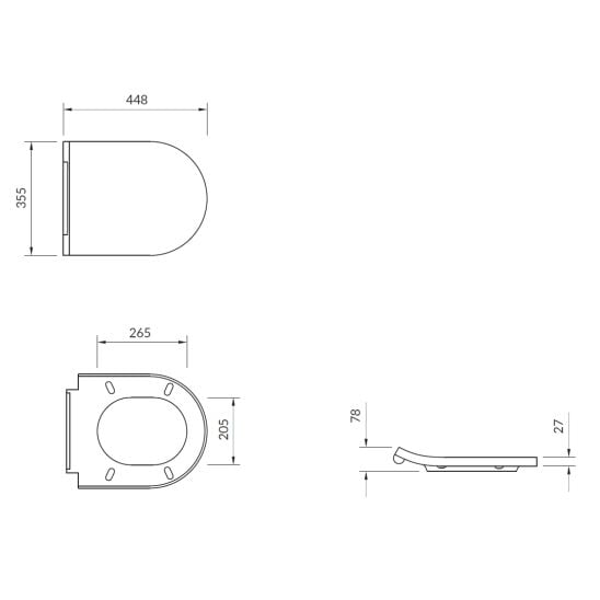 Set WC misa Cersanit Inverto K671-001, podomietková konštrukcia Cersanit Tech Line Opti K97-492, K98-0187, K97-497