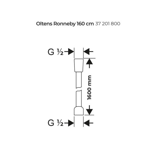 Súprava sprchová tyč Oltens Alling 37300800, sprchová hlavica Oltens Sog 37103800, 37201800, 84200500