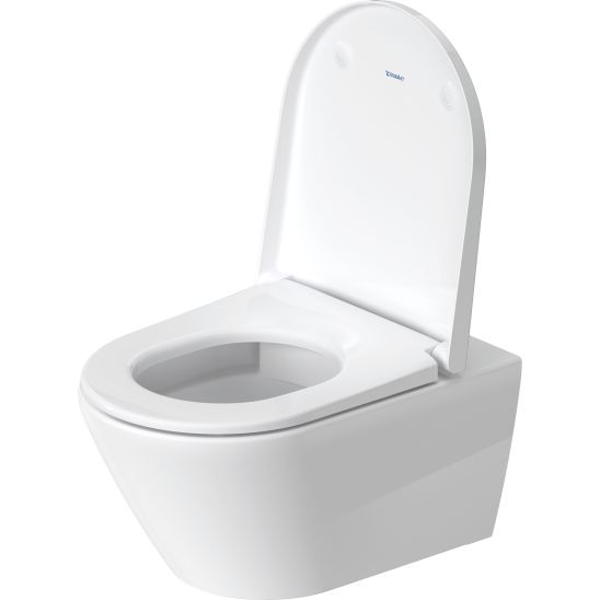 Súprava WC misa s pomaly sa sklápajúcim sedadlom Duravit D-Neo 45770900A1, podomietková konštrukcia Duravit DuraSystem WD1029000000, WD5009011000