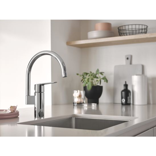 Súprava granitový drez Grohe K700 31654AP0, kuchynská batéria Grohe Start 30469000