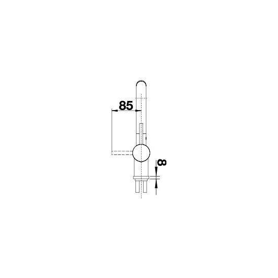 Súprava keramický drez Blanco Subline 500-U 523740, kuchynská batéria Blanco Linus-S 525807