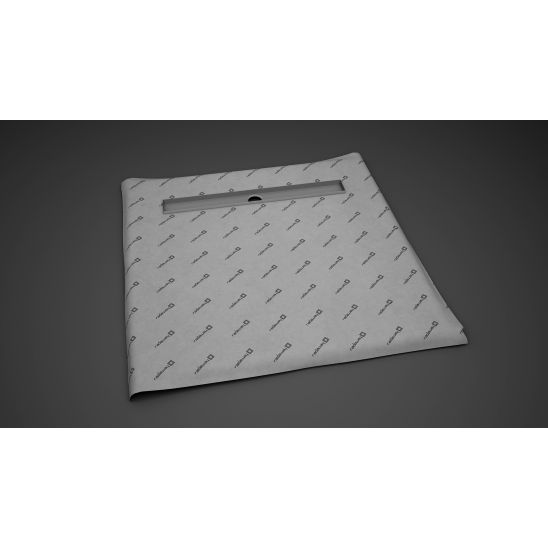 Set sprchová vanička pod dlažbu Radaway 5CL1212A, sprchový odtokový rošt Radaway Rain 5R095R, 5SL1