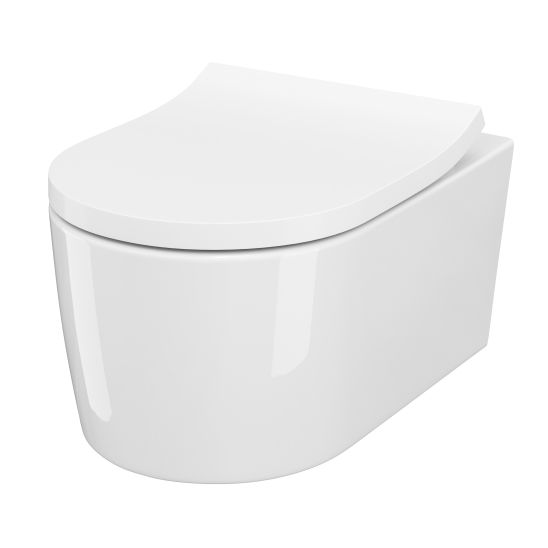 Súprava WC misa Cersanit Inverto K671-001-ECO, WC dosky Cersanit Inverto K98-0187-ECO