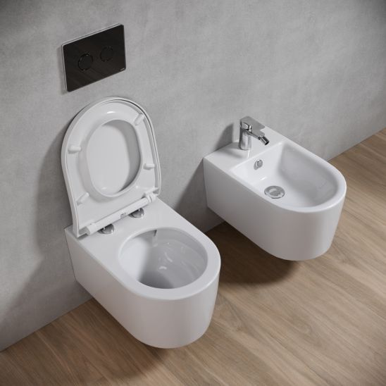 Súprava WC misa Cersanit Inverto K671-001-ECO, WC dosky Cersanit Inverto K98-0187-ECO