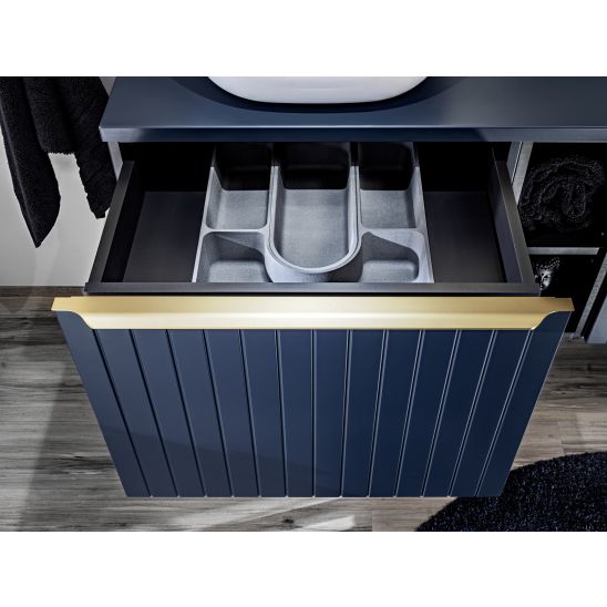 Súprava skrinka Comad Santa Fe Deep Blue SANTAFEDEEPBLUE82-80-B-2S, zrkadlo Comad Santa Fe Deep Blue LUSTROAPOLLO, TR4161, SANTA FE DEEP BLUE 89-80-B