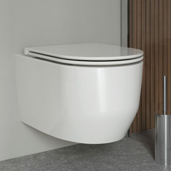 Súprava WC misa Oltens Holsted 42516000, WC dosky Oltens Holsted 45112000