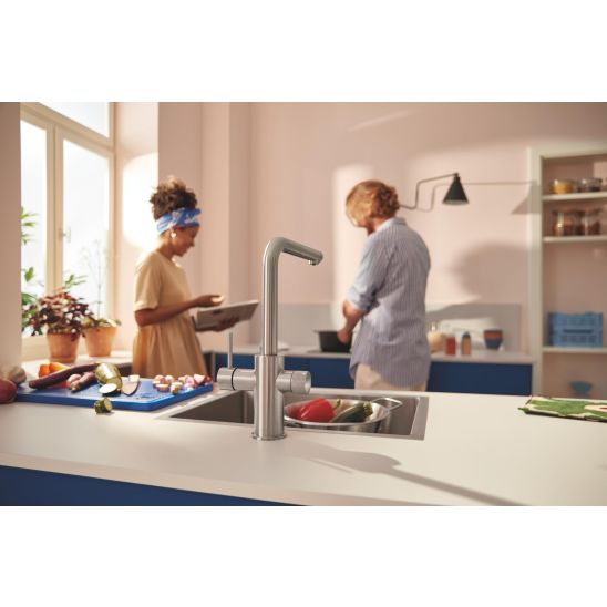 Súprava batéria pre vodný filter Grohe Blue 30601DC0, poddrezový filter Grohe Blue 40875000
