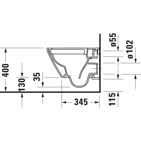 Súprava WC misa Duravit D-Neo 25880900001, WC dosky Duravit D-Neo 0021690000