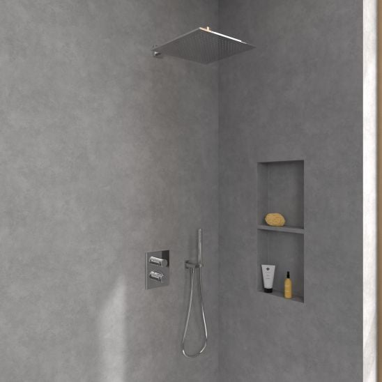 Súprava vaňová/sprchová batéria Villeroy & Boch Universal Taps & Fittings TVD00065300061, horná/hlavová sprcha Villeroy & Boch Universal Showers TVC00000600061, TVD00065100000, TVS10900600061, TVC00045453061, TVC00045900061, TVC00045700061, TVC00003500061