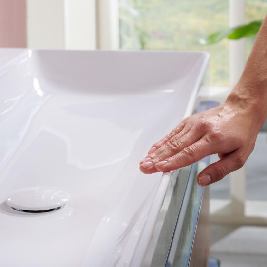 Súprava skrinka Hansgrohe Xelu Q 54028700, umývadlo Hansgrohe Xelu Q 61031450