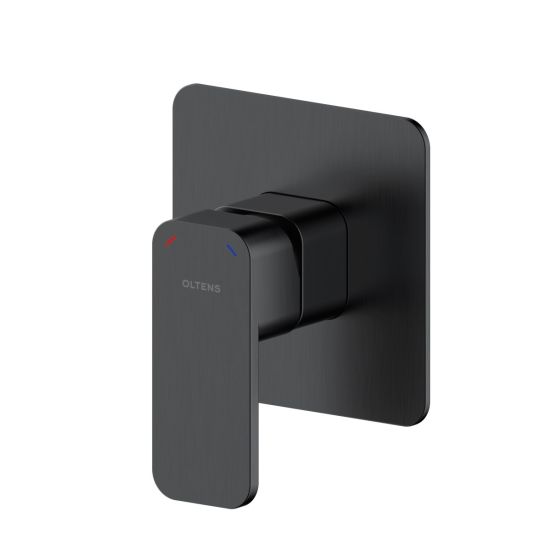 Súprava sprchová batéria Oltens Hadsel 33106400, uhlový konektor s rukoväťou Oltens Hvita 39304400, 37102400, 37200400