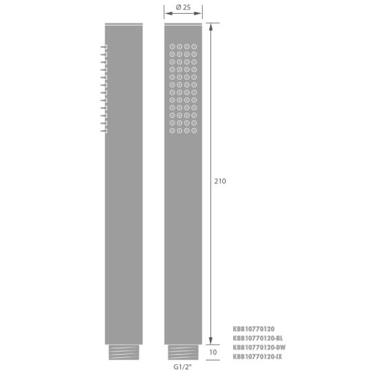 Súprava vaňová/sprchová batéria Kronenbach Smart Push 19044002CR, horná/hlavová sprcha Kronenbach Supra 2.0 15 376 300 1904, 01900190KBN, 27409000KBN, 28628002 KB, 27500000 KB, 28272000 KB