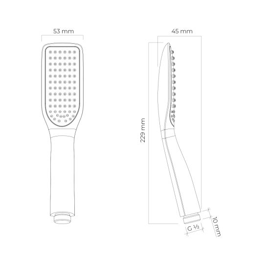 Súprava vaňová/sprchová batéria Oltens Hadsel 34006300, sprchová tyč Oltens Alling 37300300, 37200300, 37111300