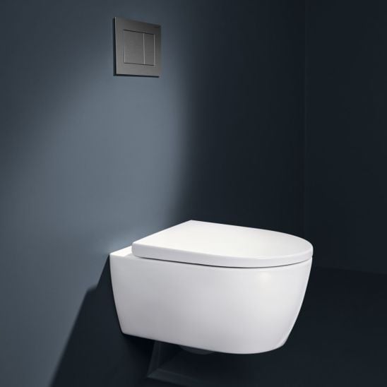 Súprava WC misa s pomaly sa sklápajúcim sedadlom Geberit iCon 503.048.00.8, podomietková konštrukcia Geberit Duofix 111.003.00.2, 111.815.00.1, 156.050.00.1
