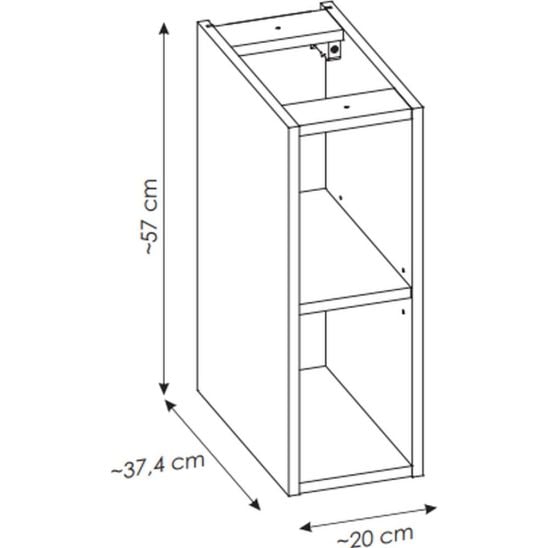 Súprava skrinka Comad Nova Oak NOVA OAK A 82-60-2D, skrinka Comad Nova Oak NOVA OAK 81-20-39, NOVA OAK A 89-80