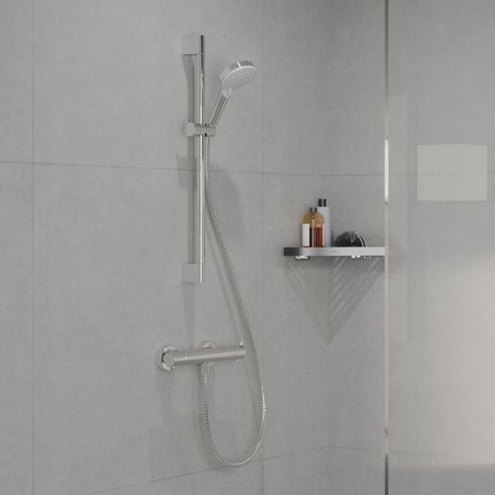 Súprava sprchová batéria Hansgrohe Vernis Blend 71640000, umývadlová batéria Hansgrohe Vernis Blend 71580000, 26279000