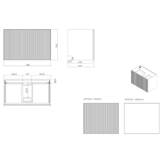 Súprava skrinka Oltens Lun 60033060, umývadlo Oltens Kalla 40210900