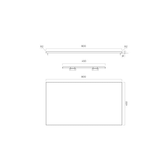 Súprava skrinka Oltens Lun 60028060, doska na skrinku Oltens Lun 63025060