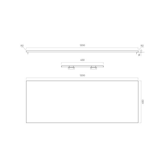 Súprava skrinka Oltens Lun 60035300, doska na skrinku Oltens Lun 63027300