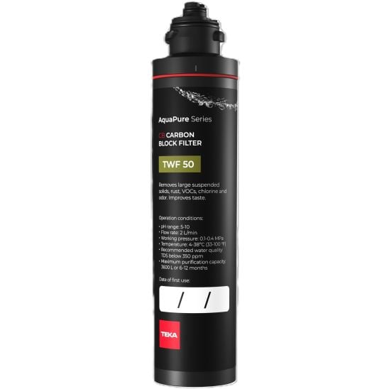 Súprava batéria pre vodný filter Teka Uni 116030084, poddrezový filter Teka TWF 118510000