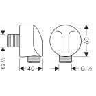 Súprava horná/hlavová sprcha Hansgrohe Select 26522400, vaňová/sprchová batéria Hansgrohe Talis S 72405000, 72021000, 27413000, 26421400, 27454000