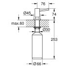 Súprava kuchynská batéria Grohe Zedra 32294DC2, granitový drez Grohe K700 31654AP0, 40535DC0