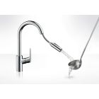 Súprava nerezový drez Hansgrohe S 71 43427800, kuchynská batéria Hansgrohe Focus M41 31815800