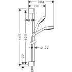 Súprava sprchová batéria Hansgrohe Talis S 72600000, umývadlová batéria Hansgrohe Talis S 72020000, 26562400