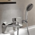 Súprava vaňová/sprchová batéria Grohe Eurosmart 33300002, umývadlová batéria Grohe Eurosmart 33265002