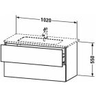 Súprava skrinka Duravit L-Cube LC624202222, umývadlo Duravit ME by Starck 2336100000