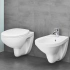 Súprava podomietkový konšrukcia so splachovacím tlačidlom Grohe Rapid SL 39448000, WC misa s pomaly sa sklápajúcim sedadlom Grohe Bau Ceramic 39351000