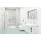 Set WC misa Grohe Euro Ceramic 3932800H, podomietkový konšrukcia so splachovacím tlačidlom Grohe Solido 38811KF0, 39331001