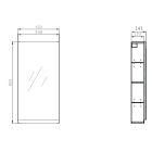 Súprava skrinka Cersanit Moduo S929-010, umývadlo Cersanit Moduo K116-050, S590-030, K116-018, K116-020, S590-023