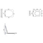 Set WC misa Catalano Sfera 1VSF54RNS, WC dosky Catalano 5SCSTPNS