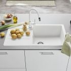 Súprava granitový drez Blanco Legra XL 6 S 523328, kuchynská batéria Oltens Lista 35202100