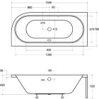 Súprava rohová vaňa Besco Avita #WAV-160-NL, obkladový panel k vani Besco Avita OAV-160-NSR