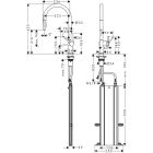 Súprava kuchynská batéria Hansgrohe Talis M54 72801670, nerezový drez Hansgrohe S 71 43428800, 43921800