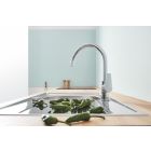 Súprava granitový drez Grohe K700 31654AP0, kuchynská batéria Grohe BauEdge 31367001, 40535000