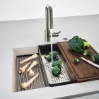 Súprava granitový drez Franke Kanon 125.0641.421, kuchynská batéria Franke Lina 115.0626.081