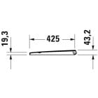 Súprava WC misa Duravit D-Neo 25880900001, WC dosky Duravit D-Neo 0021690000