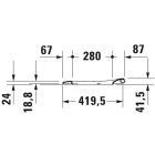 Súprava WC misa Duravit D-Neo 25880900001, WC dosky Duravit D-Neo 0021690000