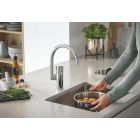 Súprava granitový drez Grohe K700 31654AP0, kuchynská batéria Grohe Start 30469000