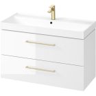 Set umývadlo Cersanit Larga K120-011, skrinka Cersanit Larga S932-076