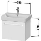 Súprava skrinka Duravit No. 1 N14282018180000, umývadlo Duravit No. 1 23756500002