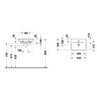 Súprava skrinka Duravit No. 1 N14266R49490000, umývadlo Duravit No. 1 07434500002