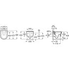 Súprava WC misa Roca Inspira A346528650, podomietková konštrukcia Roca Duplo A890070020, A80152C65B, A89018920B, A890063000