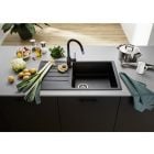Súprava granitový drez Blanco Legra XL 6 S 526087, kuchynská batéria Oltens Litla 35204300