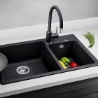 Súprava granitový drez Blanco Legra 8 526223, kuchynská batéria Oltens Litla 35204300