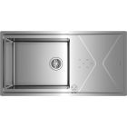 Súprava oceľový drez so sifónom Teka Brooklyn 115100023, kuchynská batéria Teka Brooklyn 116030056